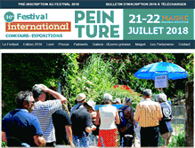 Tablet Screenshot of festivalpeinturemagne.com